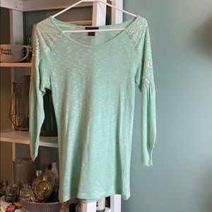 Light weight sequined  sweater